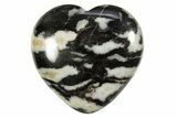 1.65" Polished Zebra Marble Hearts - Utah - Photo 3